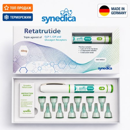 Ретатрутид Synedica 40 мг — Injection Pen Kit